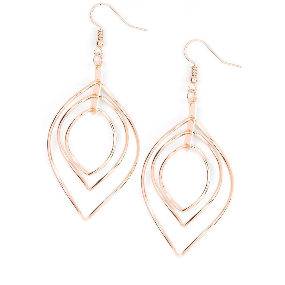 Paparazzi Rose Gold Drop Earrings